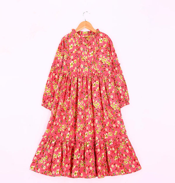 Pink Georgette Maxi